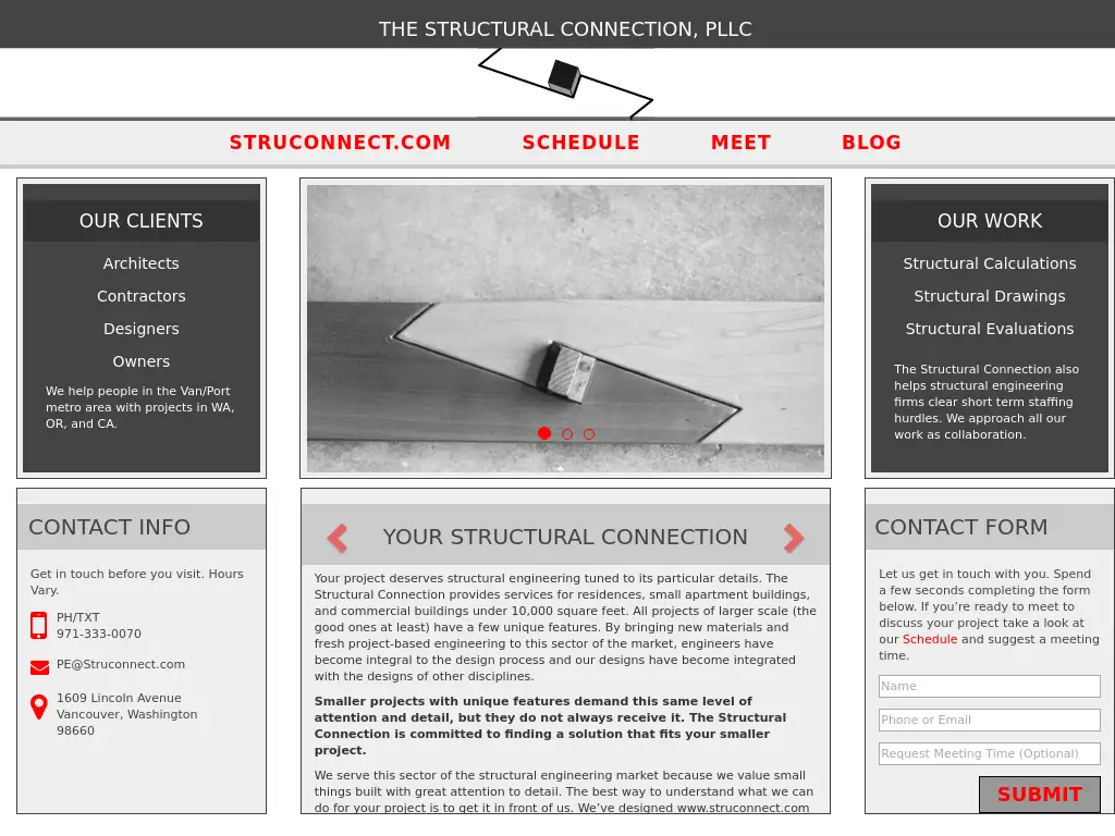 The Structural Connection website