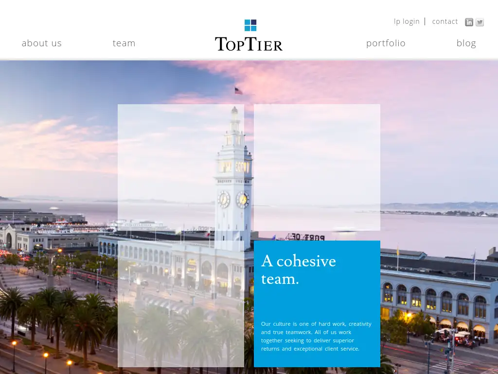 Top Tier Capital Partners website